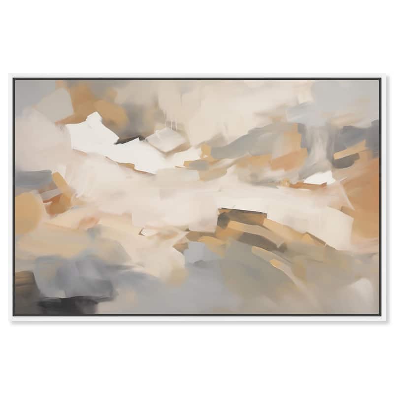 Pallor of Dawn Canvas by Art Remedy - White - 15" x 10"
