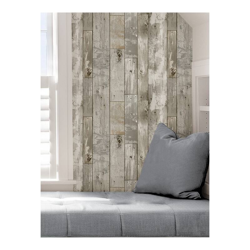 Driftwood Peel and Stick Wallpaper - 20.5 x 216