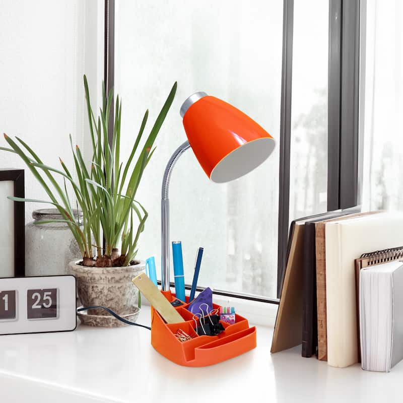 Creekwood Home 18.5" Flexible Gooseneck Organizer Desk Lamp - 18.5