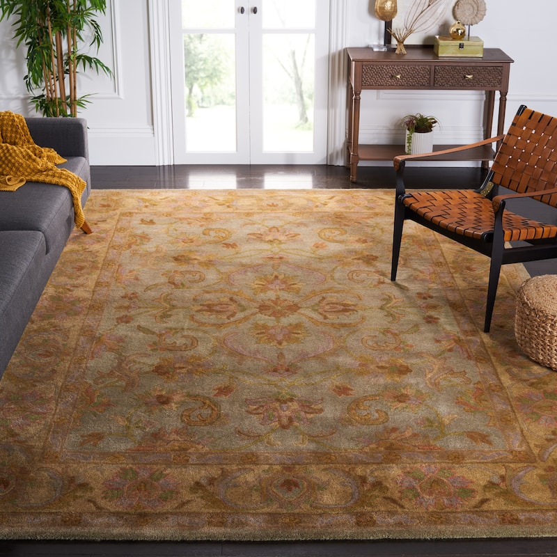 SAFAVIEH, Handmade Heritage Byzantium Traditional Oriental Wool Rug
