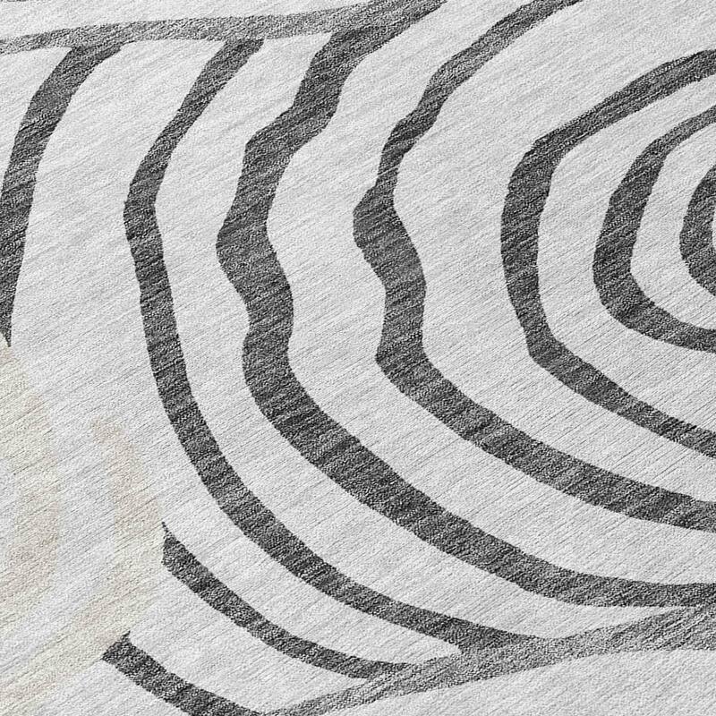 HomeRoots Abstract Transitional Rectangle Outdoor Rug