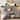 Industrial 4-Tier Sofa Table Entryway Table with Circle Base