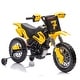 preview thumbnail 43 of 58, 12V Kids Ride-On Electric Motorcycle - Twist Grip Throttle, Training Wheels, Dirt Bike Design