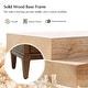 preview thumbnail 7 of 19, HULALA HOME Jane Transitional Solid Wood 58"Wide 4 Door Sideboard