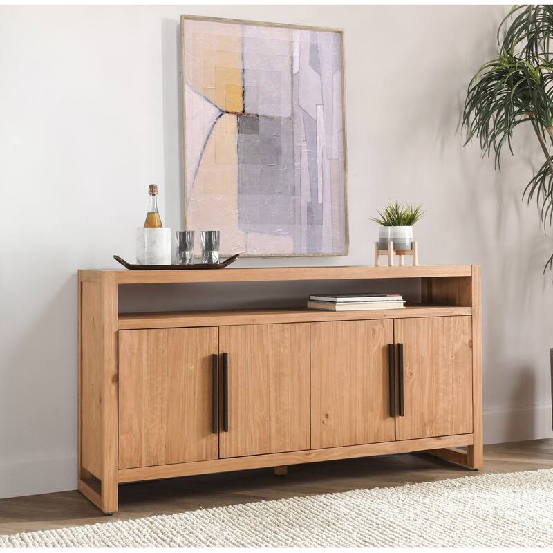 Fenmore 4-Door Sideboard in Natural by Kosas Home