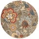 preview thumbnail 15 of 27, SAFAVIEH Handmade Blossom Teobalda Contemporary Wool Rug 6' Round - Green/Red - Round