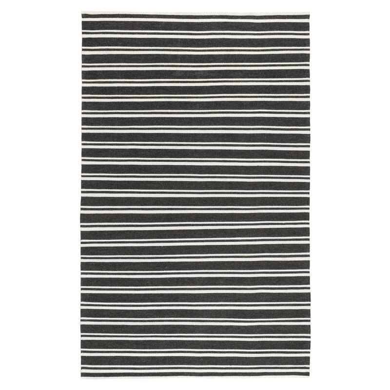 Villa by Classic Home Palma Hand Woven Performance Fabric Rug - 8x10 - Charcoal
