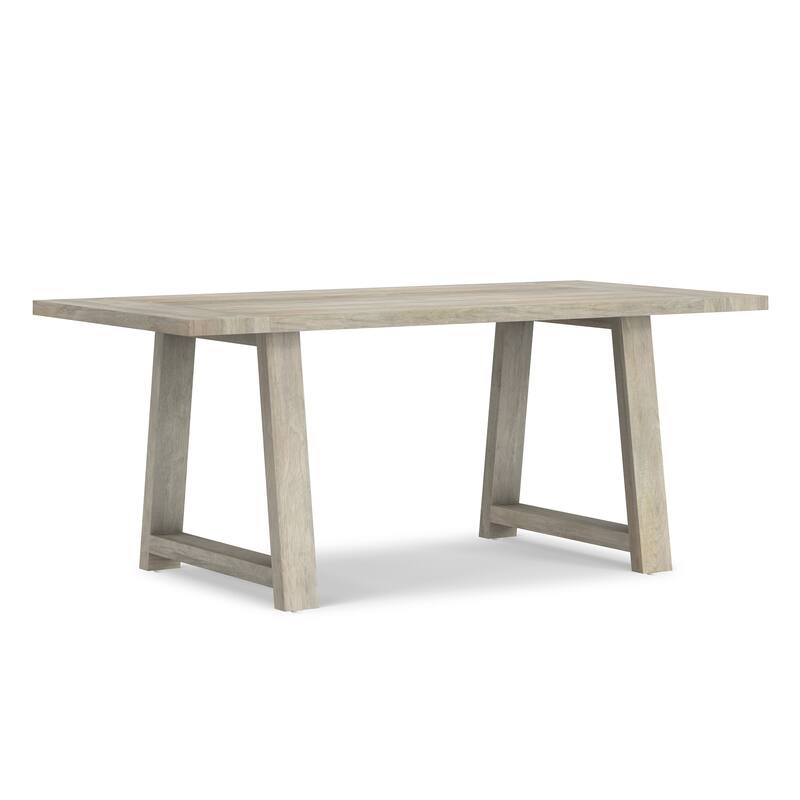 WyndenHall Aeris 72 inch Wide Solid Mango Farmhouse Dining Table - 36"D x 72"W x 29.5"H
