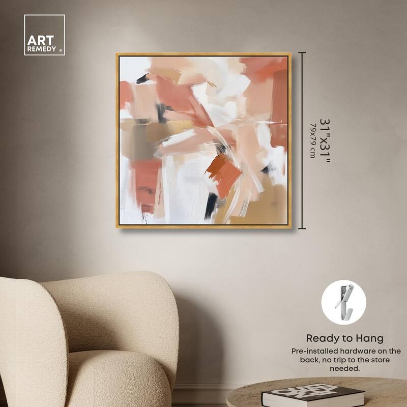 Rose and Rust I Canvas by Art Remedy