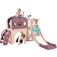 preview thumbnail 27 of 25, Freestanding Spaceship Set with Slide, Arch Tunnel and Basketball Hoop, Toy Storage Organizer for Toddlers, Kids Climbers