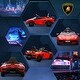 preview thumbnail 9 of 16, Aosom Lamborghini Aventador Licensed Kids Ride on Car with Scissor Doors, Easy Transport, 12V Electric Car for Kids