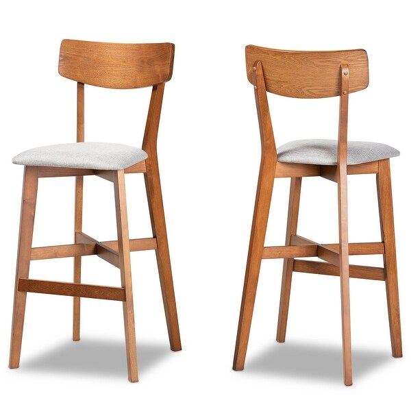 Cameron Modern and Contemporary Transitional 2 PC Bar Stool Set