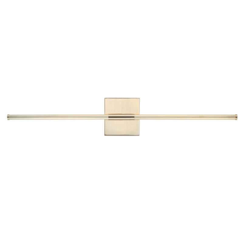 28" Dimmable Integrated LED Metal Wall Sconce, by JONATHAN Y - 28" - Gold