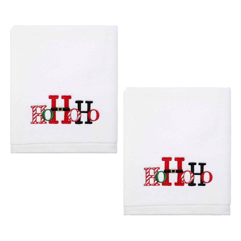 Avanti Linens Ho Ho Ho 2-Pack Hand Towel Set - Hand Towel 2pk Set