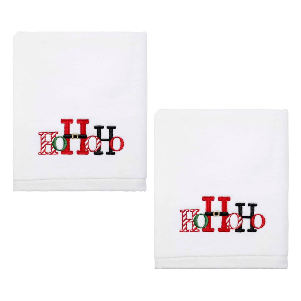 Avanti Ho Ho Ho 2-Pack Hand Towel Set - Hand Towel 2pk Set