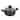 Korkmaz Ornella Aluminum 5L Non-Stick Casserole Dish with Lid