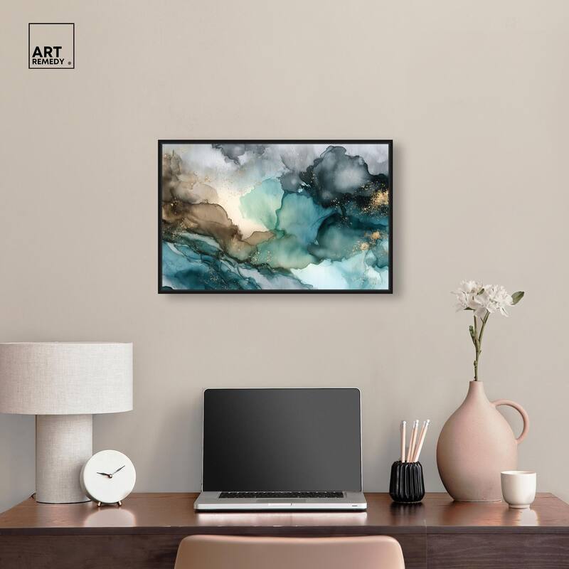 Veiled Inlet Canvas by Art Remedy