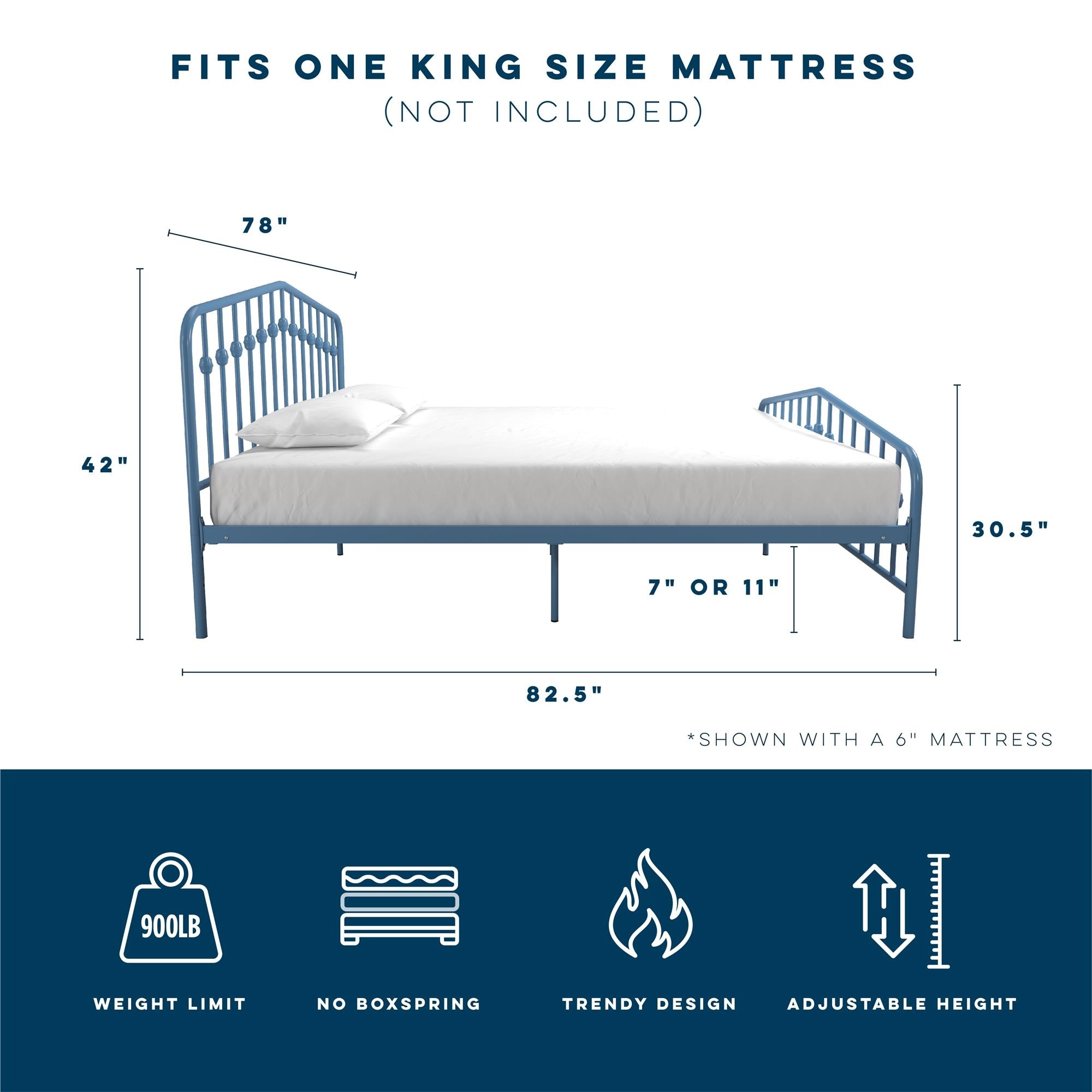 Bushwick platform bed store california king