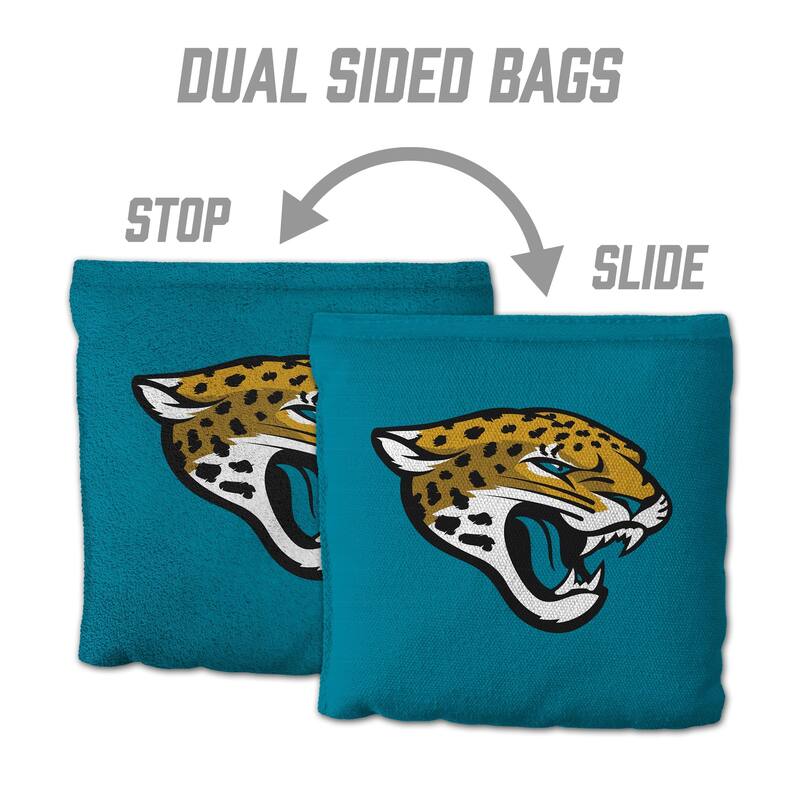 Jacksonville Jaguars NFL Dual Sided Pro Stop & Slide Cornhole Bags