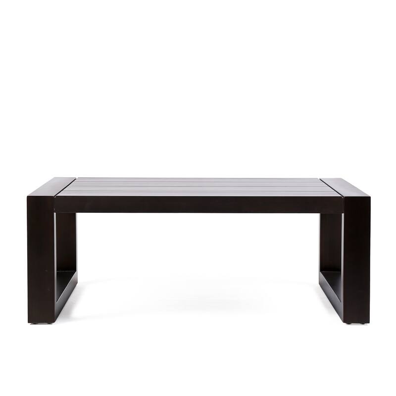 Paradise Solid Eucalyptus Wood 40.5" Outdoor Coffee Table On Sale Bed Bath & Beyond 30672589