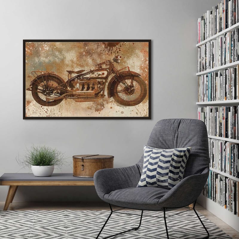 "Live to Ride V" by Carol Robinson Print on Floating Canvas
