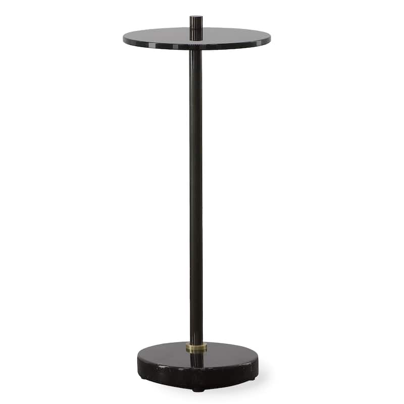 Uttermost Steward Round Drink Table - 9.5 W X 23.25 H X 9.5 D (in)