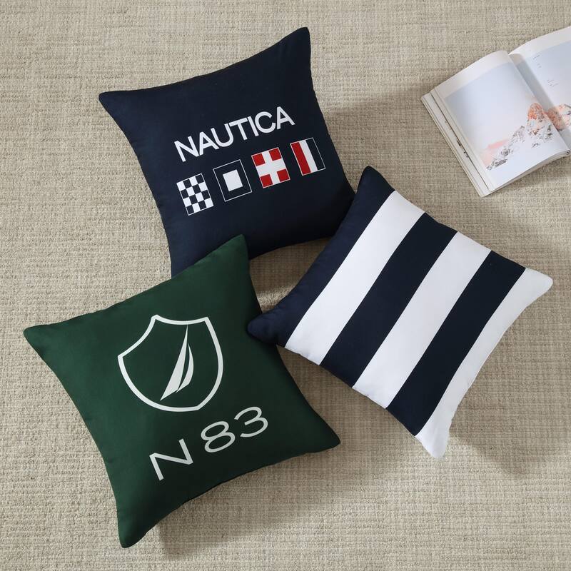 Nautica Printed Decorative Throw Pillows