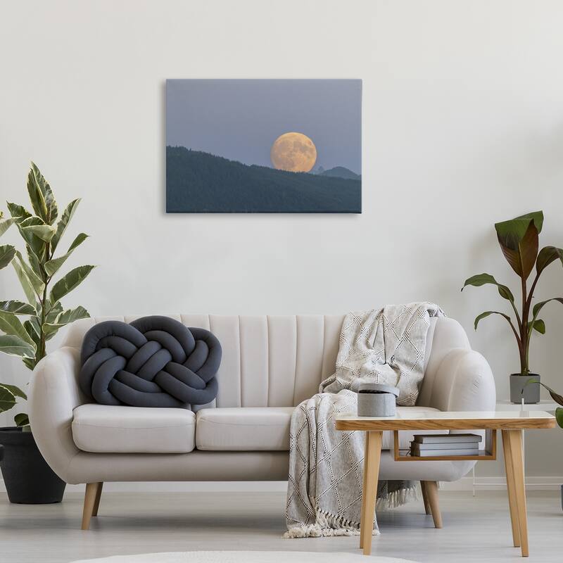 Stupell Majestic Moonrise Landscape Canvas Wall Art Design By Nancy Crowell