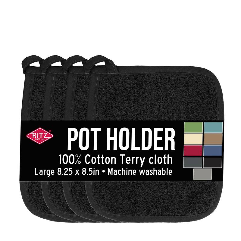 Ritz 4-Pack Terry Pot Holder Set