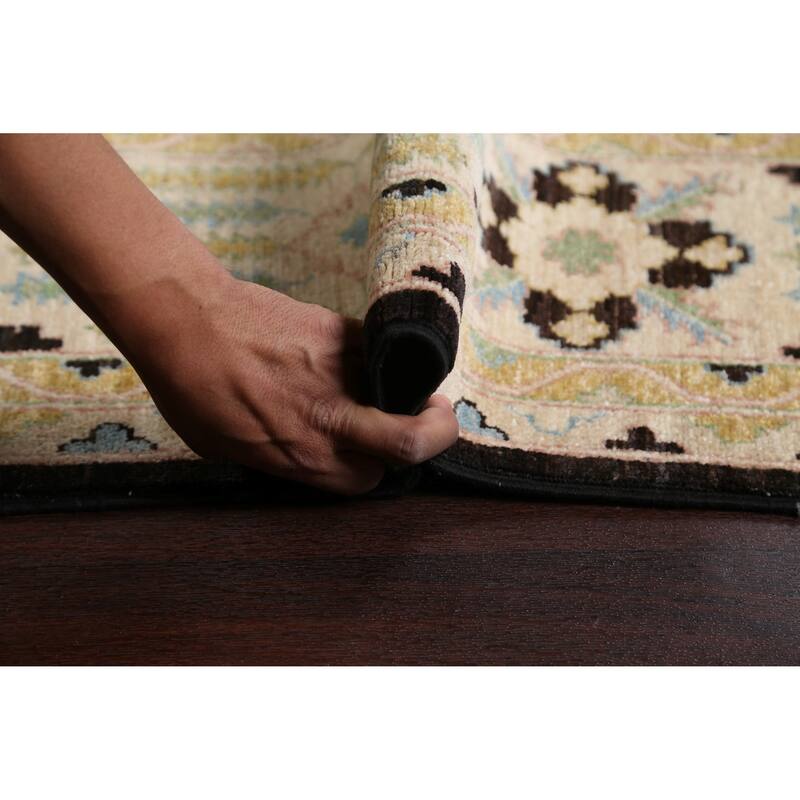 Stunning Geometric Khotan Oriental Area Rug Wool Handmade Carpet - 8'9" x 11'8"