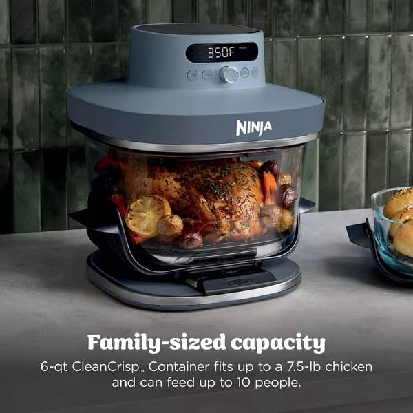 Ninja Crispi Pro 6-in-1 Glass Countertop Air Fryer