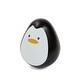 preview thumbnail 4 of 9, PlanToys Penguin Wobbler Wooden Bounce Back Toy - Black