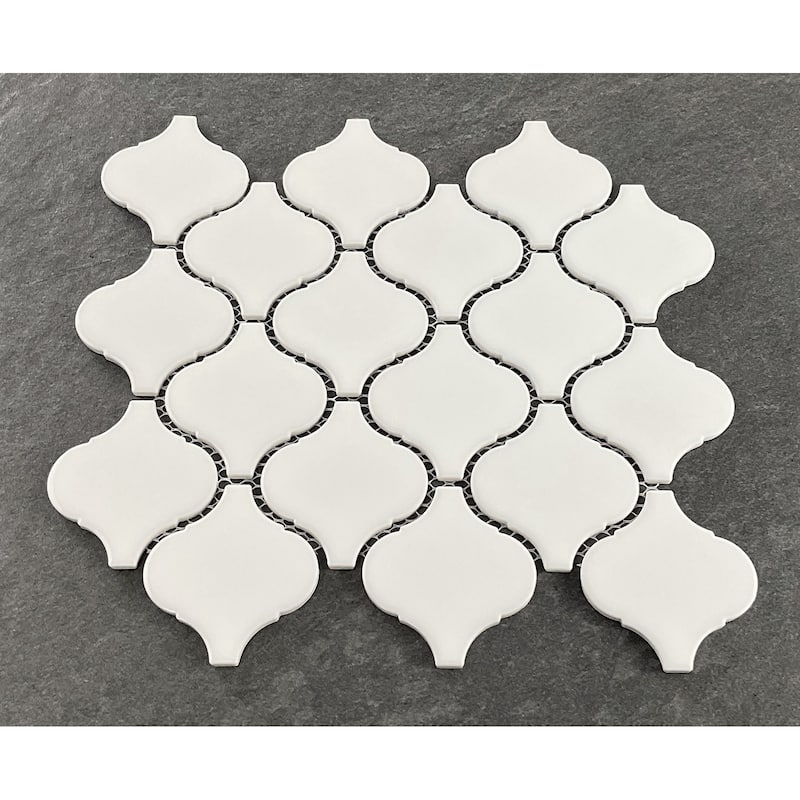Porcelain Mosaic Tiles - Arabesque Mosaic Tiles - Case (10 Sheets)