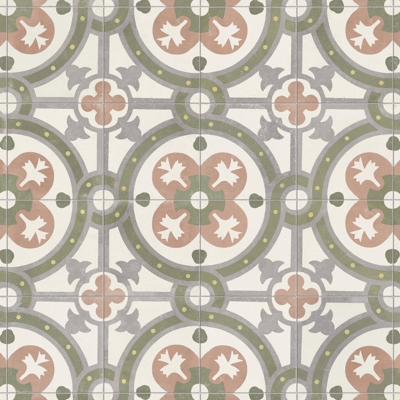 Merola Tile Kings Paname Concorde 17-5/8" x 17-5/8" Ceramic Floor and Wall Tile