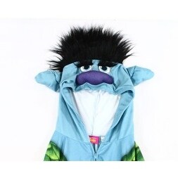 Shop Briefly Stated Blue Mens Medium M Trolls Monster Jumpsuit Pajamas Overstock 19623481