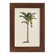 preview thumbnail 79 of 137, UA CH British Palms III -Framed Print w/glass-Cherry Red 4x6 - Maple