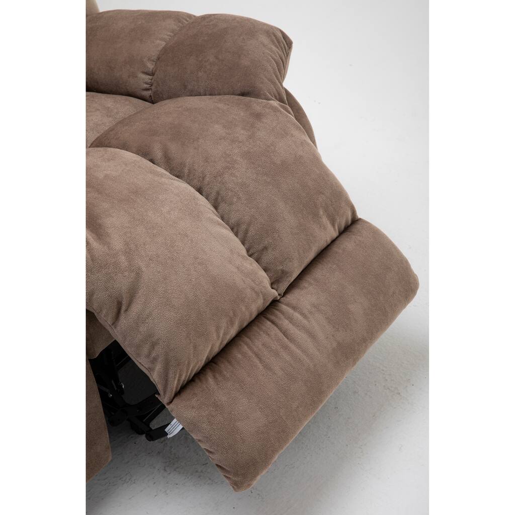 Heavy Duty and Safety Motion Reclining Mechanism-Fabric Sofa Living Room Chair