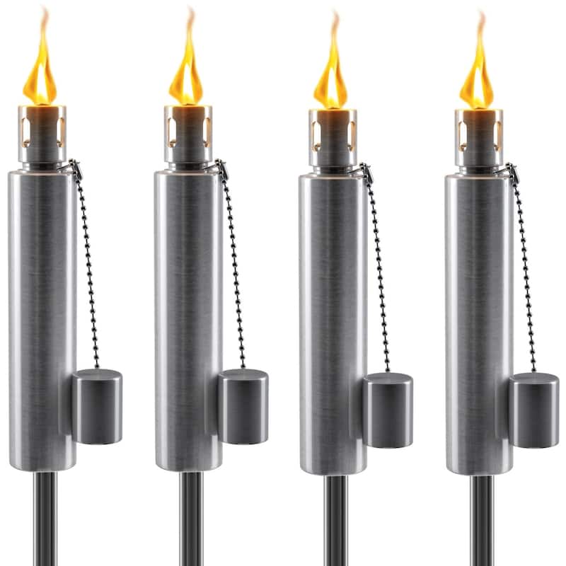 Matney Outdoor Decorative Torch Lights - Black