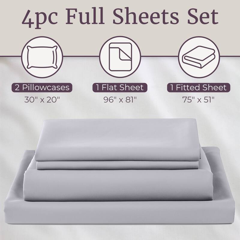 Wrinkle Resistant Brushed Microfiber Sheet Set by Windsor Home