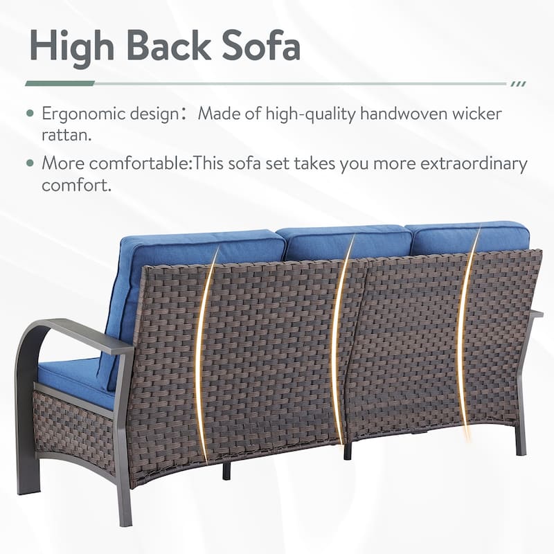 Pocassy Outdoor Patio Furniture Set