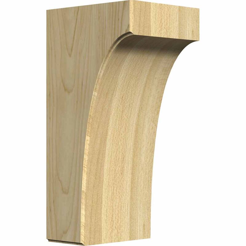 Clarksville Bracket - 5 1/4"W x 6"D x 12"H - Maple