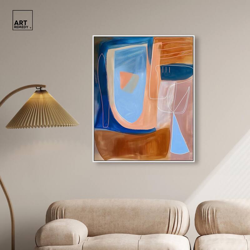 An Abstract Oil II Canvas by Art Remedy
