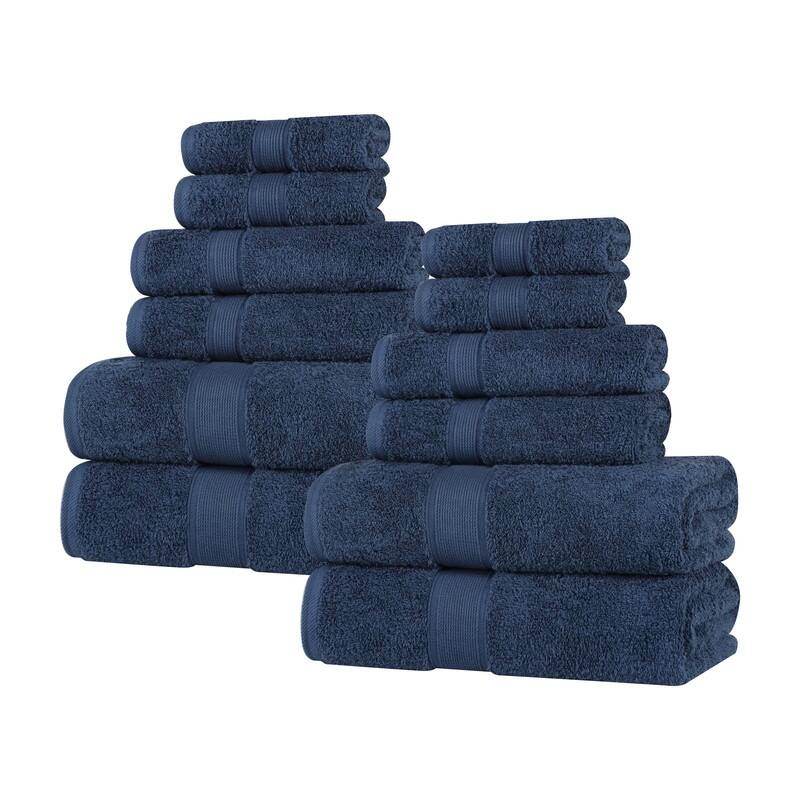 Superior Oregon Organic Cotton Solid 12-Piece Towel Set
