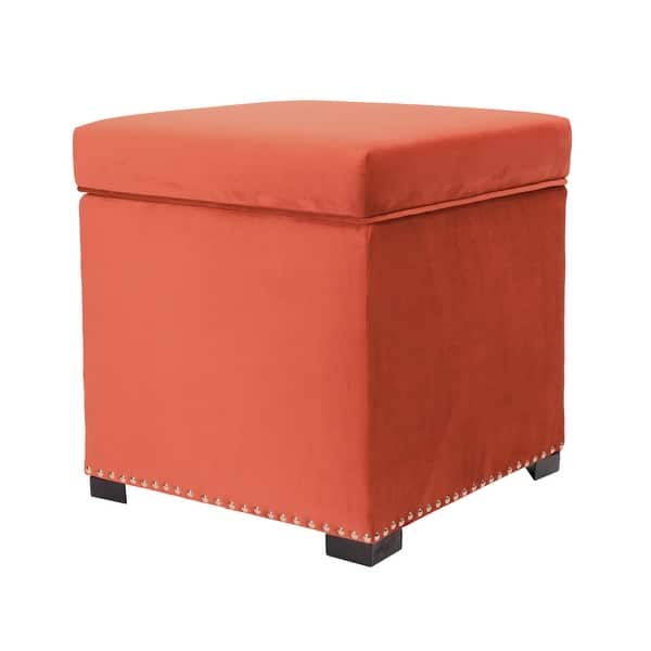 slide 1 of 29, Tami Upholstered Living Room Storage Cube Salsa