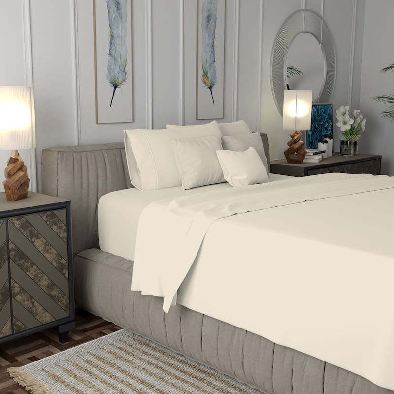 Ultra-Soft & Silky 800TC Premium-Quality Supima Cotton Sheet Set