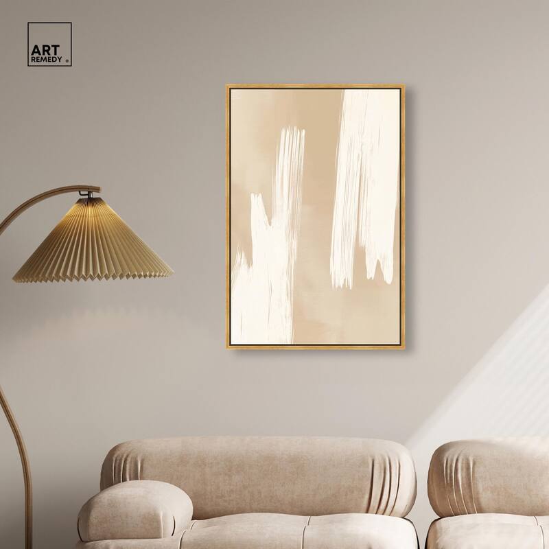 Gestural Grains II Canvas by Art Remedy