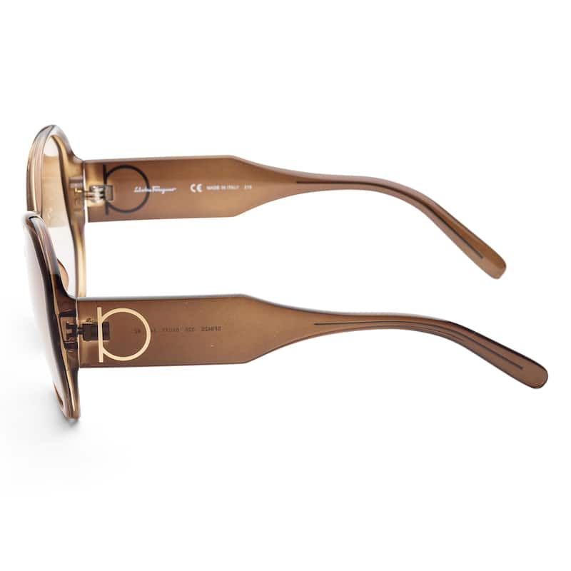 Ferragamo Women's Fashion 61mm Khaki Brown Gradient Sunglasses SF942S-6117326