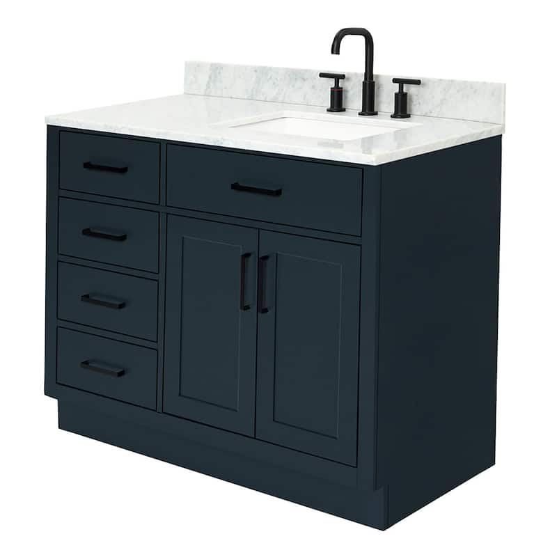 Ariel T043SRCW2RVO Hepburn 43" Free Standing Single Basin Vanity Set