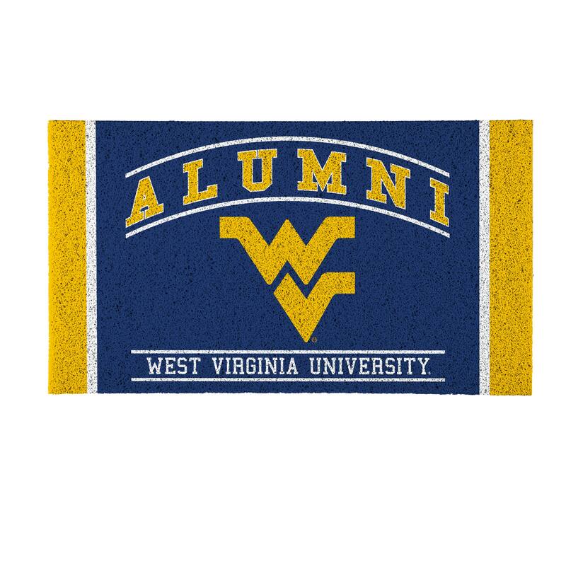28 in. x 16 in. West Virginia University Alumni Full Color PVC Door Mat