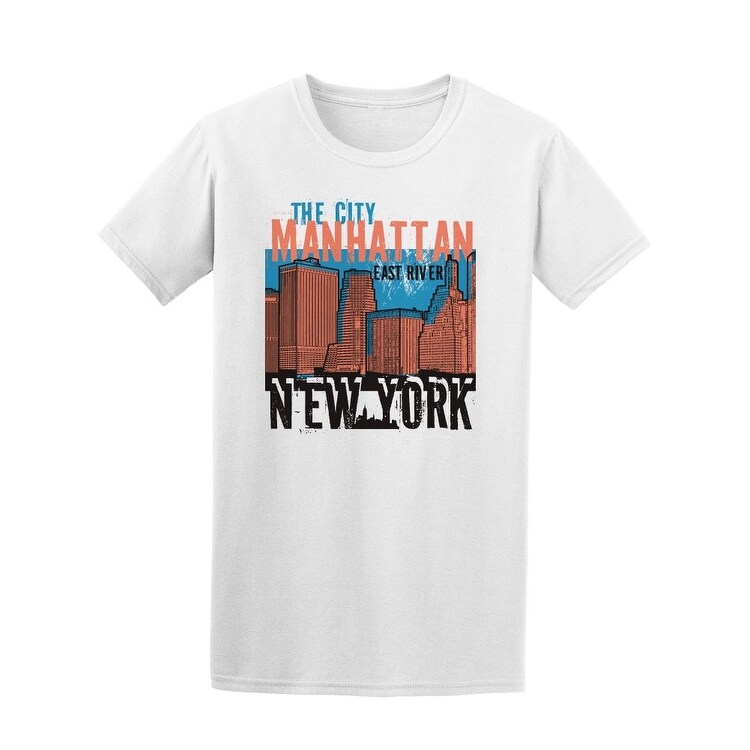 Shop Manhattan New York Silhouette Tee Men S Image By